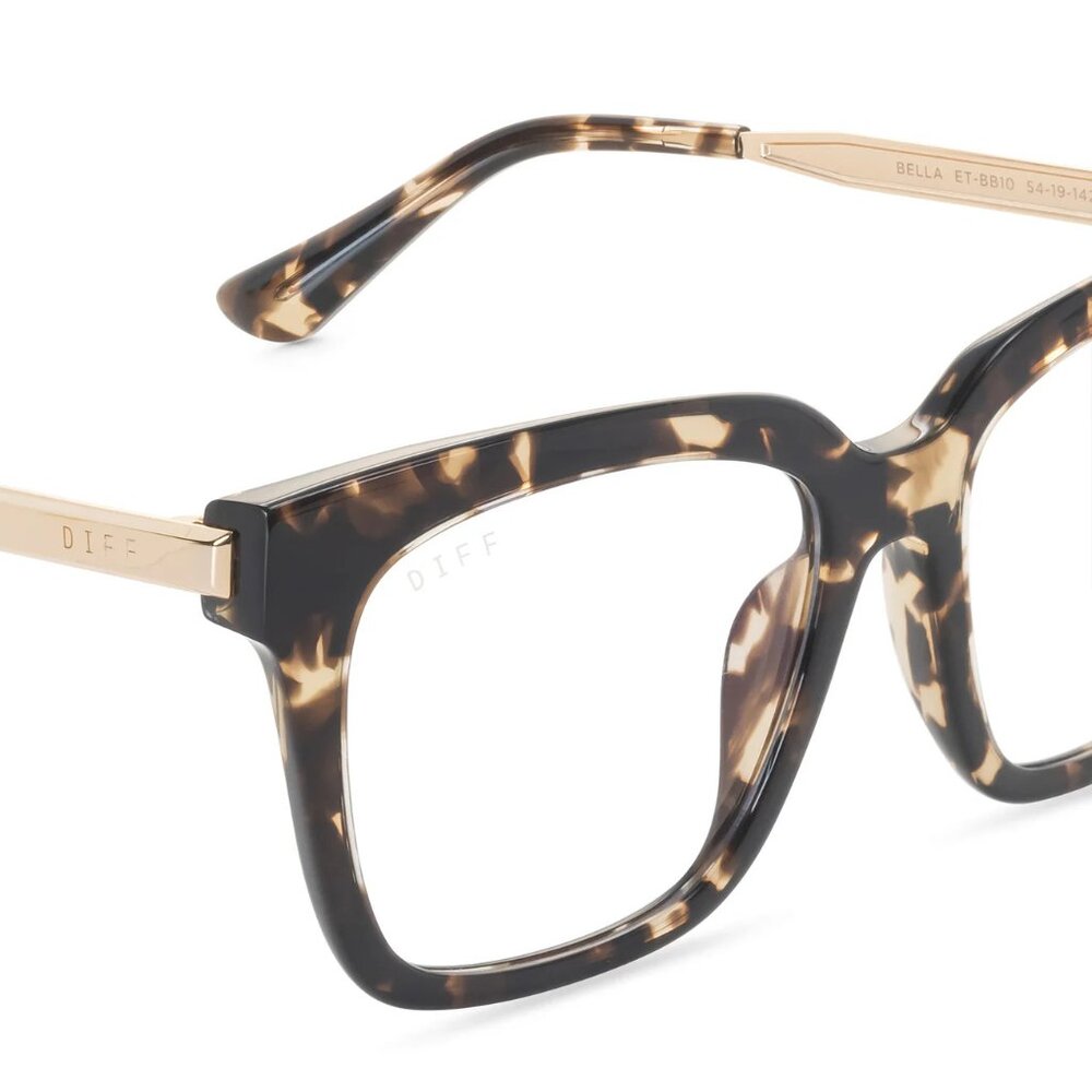 Diff Bella Polarized Oversized Tortoise Glasses - image 3